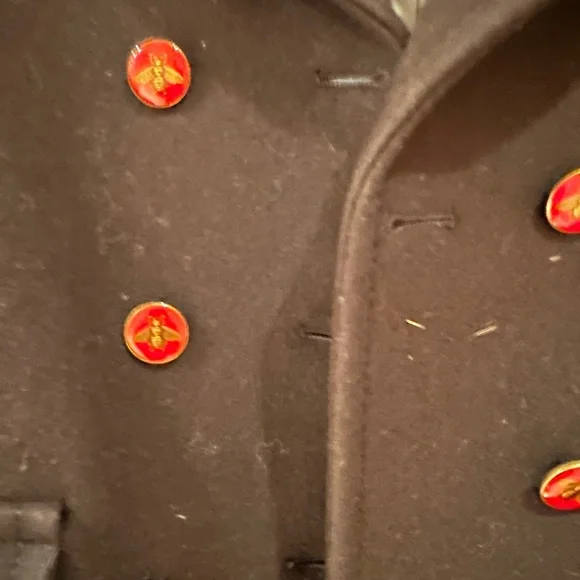 GUCCI GIRLS pea coat wool - Picture 3 of 6